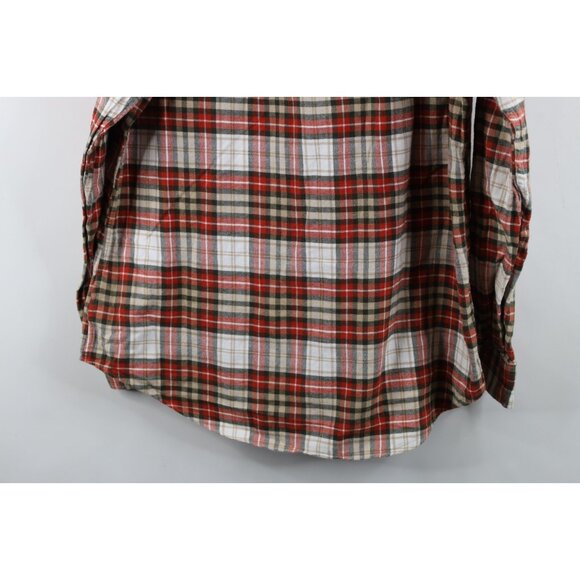 Vtg Brooks Brothers Mens Large Faded Regent Flannel Collared Button Down Shirt - Picture 10 of 10